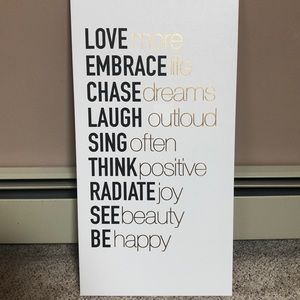 Canvas wall poster